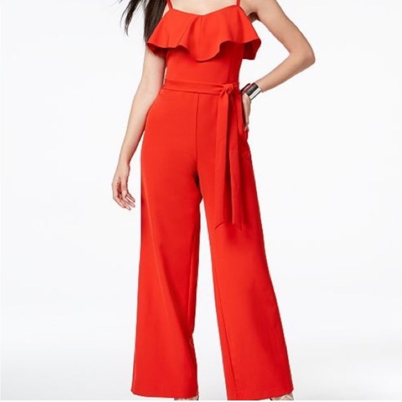 Thalia Sodi Red Jumpsuit - Picture 2 of 10